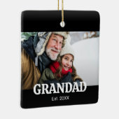 Opa Established Foto Keramikornament (Rechts)