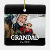 Opa Established Foto Keramikornament (Rückseite)