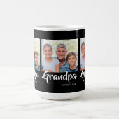 Opa Established Schrift Black 3 Foto Kaffeetasse (Mittel)