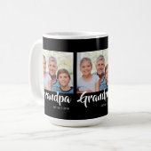 Opa Established Schrift Black 3 Foto Kaffeetasse (Vorderseite Links)