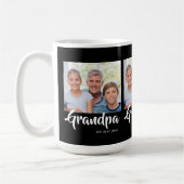 Opa Established Schrift Black 3 Foto Kaffeetasse (Links)