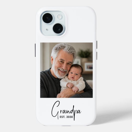 Opa Established Schrift Foto Case-Mate iPhone Hülle (Rückseite)