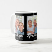 Opa Established Schrift Schwarz 3 Foto Kaffeetasse (Vorderseite Links)