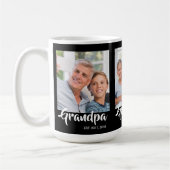 Opa Established Schrift Schwarz 3 Foto Kaffeetasse (Links)