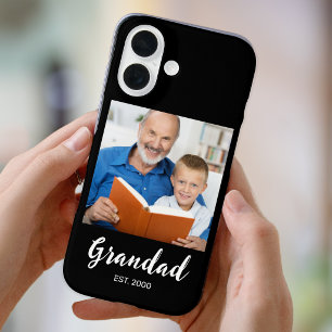 Opa Established Schriftzug Foto Schwarz Case-Mate iPhone 16 Hülle