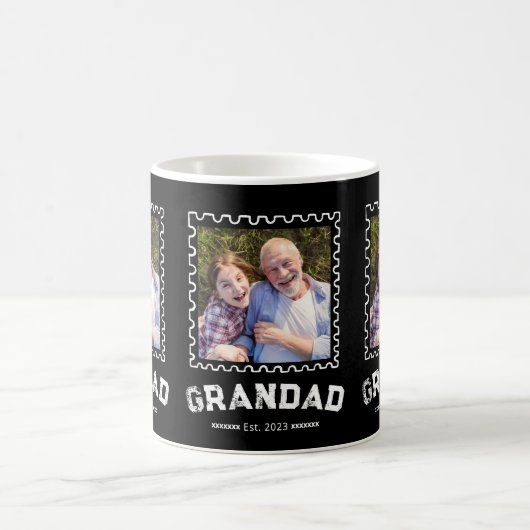 Opa Established Typography Black 3 Foto Kaffeetasse (Mittel)