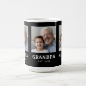 Opa Established Typography Black 3 Foto Kaffeetasse (Mittel)