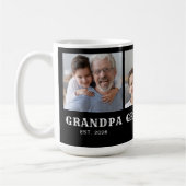 Opa Established Typography Schwarz 3 Foto Kaffeetasse (Links)