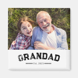 Opa Etabliert Foto-Geschenk Magnet