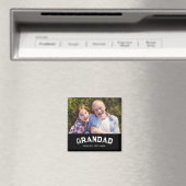 Opa Etabliert Foto-Geschenk Schwarz Magnet (In Situ (Geschirrspüler))