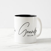 Opa Etablierte Personalisiert Zweifarbige Tasse (VorderseiteRechts)