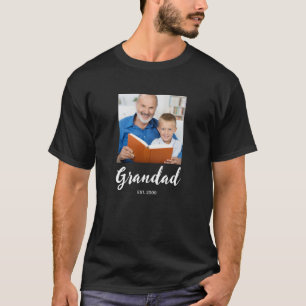 Opa Etablierte Schrift Foto  T-Shirt