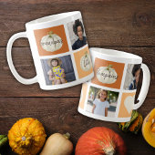 Opa Foto Collage Fall Kaffeepause Tasse