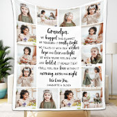 Opa Foto Collage Fleece Blanket