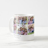Opa-Foto-Collage Kaffeetasse (Vorderseite Links)