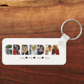 Opa Foto Collage Schlüsselanhänger mit 7 Fotos (Vorderseite)