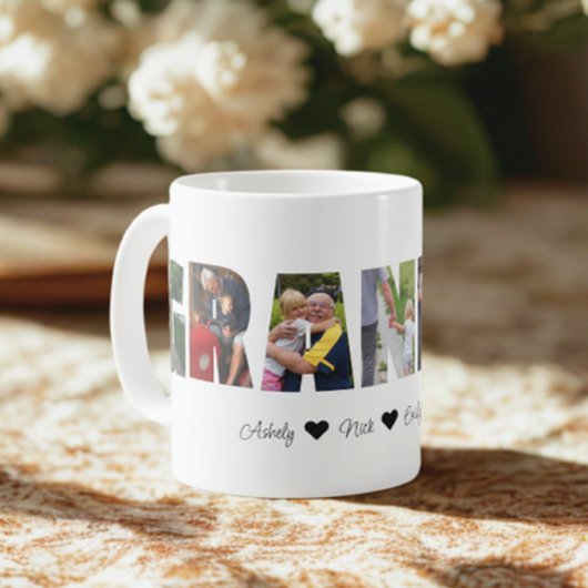 Opa Foto Collage Tasse mit 7 Fotos
