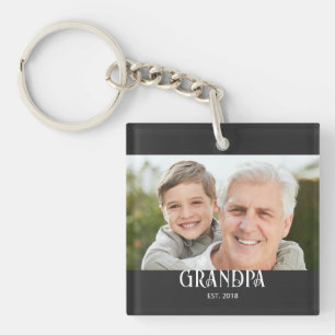 Opa Foto-Geschenk Schlüsselanhänger