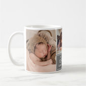 Opa FotoCollage Grau-Weiß-Sprichwort Kaffeetasse (Links)