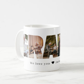 Opa-Fotocollage zum Vatertag Kaffeetasse