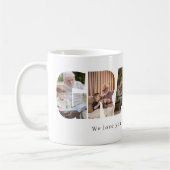 Opa-Fotocollage zum Vatertag Kaffeetasse (Links)