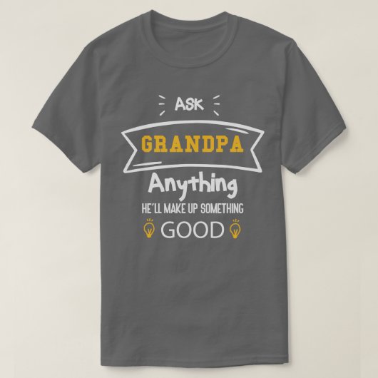 Opa frag alles Gute aus T-Shirt (Design vorne)