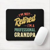 Opa für Männer Funny Vaters Day Remüde Opa Mousepad (Mit Mouse)