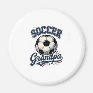 Opa Fußball Vintage Gravur Shirt Design_1 Magnet