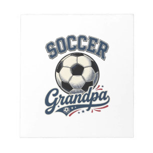 Opa Fußball Vintage Gravur Shirt Design_1 Notizblock