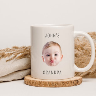 Opa Geburtstag, Babygesicht Daddy-Geschenk, Benutz Kaffeetasse