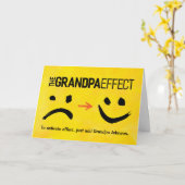 Opa Geburtstag, der großartige Effekt Karte (Gelbe Blume)