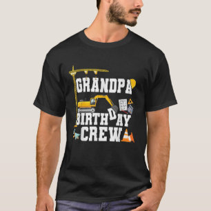 Opa Geburtstags-Crew Bau Geburtstagsfeier T-Shirt