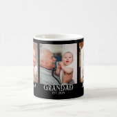 Opa gegründet 3 Foto-Geschenk Kaffeetasse (Mittel)