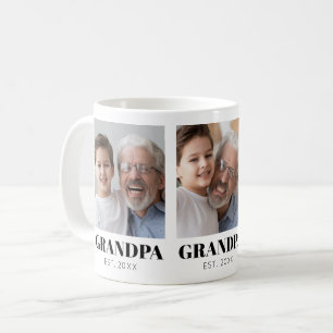 Opa gegründet 3 Foto Großelterntag Kaffeetasse