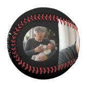 Opa gegründet 3 Foto Schwarz Baseball (Vorderseite Links)