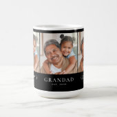 Opa Gegründet 3 Foto Schwarz Kaffeetasse (Mittel)
