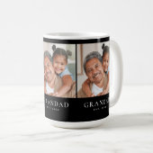 Opa Gegründet 3 Foto Schwarz Kaffeetasse (VorderseiteRechts)