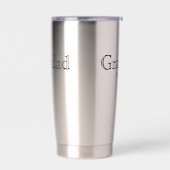 Opa gegründet Black Bold Minimal  Thermobecher (Links)