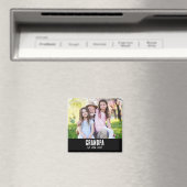 Opa gegründet Foto-Geschenkmagnet Magnet (In Situ (Geschirrspüler))