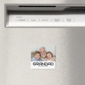 Opa gegründet Foto-Geschenkmagnet Magnet (In Situ (Geschirrspüler))
