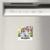Opa gegründet Foto-Geschenkmagnet Magnet (In Situ (Geschirrspüler))