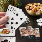 Opa gegründet Foto Spielkarten (In Situ)