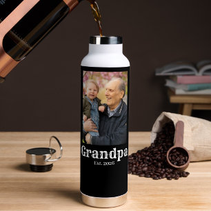 Opa gegründet geschätzter Brauch Jahr Trinkflasche
