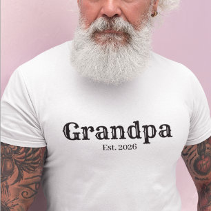 Opa gegründet geschätztes Jahr T-Shirt