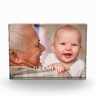 Opa gegründet Geschenk Fotoblock