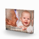 Opa gegründet Geschenk Fotoblock (Rechts)