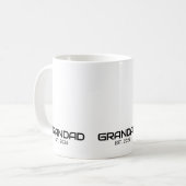 Opa gegründet Neuer Opa-Geschenk  Kaffeetasse (Vorderseite Links)