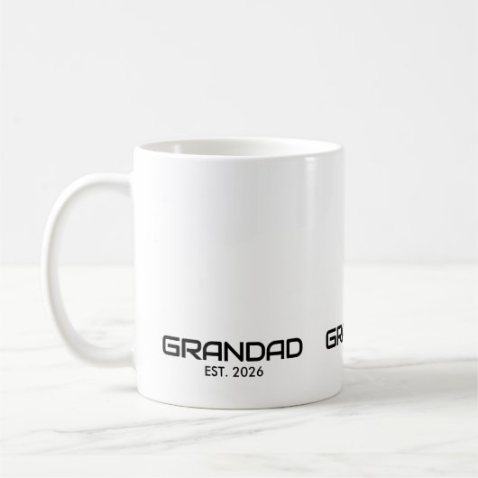 Opa gegründet Neuer Opa-Geschenk  Kaffeetasse (Links)