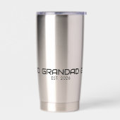 Opa gegründet Neues Opa-Geschenk Thermobecher (Links)