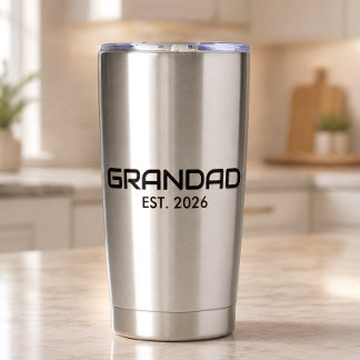 Opa gegründet Neues Opa-Geschenk Thermobecher